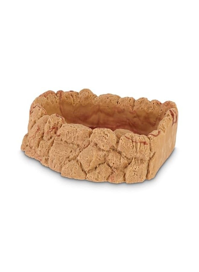 imagitarium Marbled Corner Deep Soaker Reptile Dish, Large - Image 2